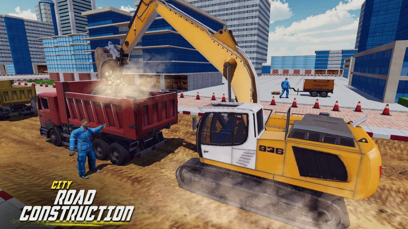建造施工挖掘机模拟游戏安卓版（Excavator Road Construction 3D） v3.2